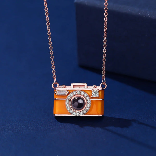Personalized Photo Projection Camera Necklace